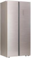 Холодильник HIBERG RFS-490D NFGY бежевый