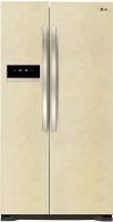 Холодильник LG GC-B207GEQV бежевый