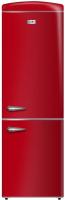 Холодильник Ascoli ARDRFR375WE красный
