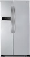 Холодильник LG GS-B325PVQV серебристый