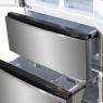 Холодильник Ginzzu NFK-470 нержавеющая сталь (4892643101413)