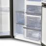 Холодильник Ginzzu NFK-445 нержавеющая сталь (4892654101419)